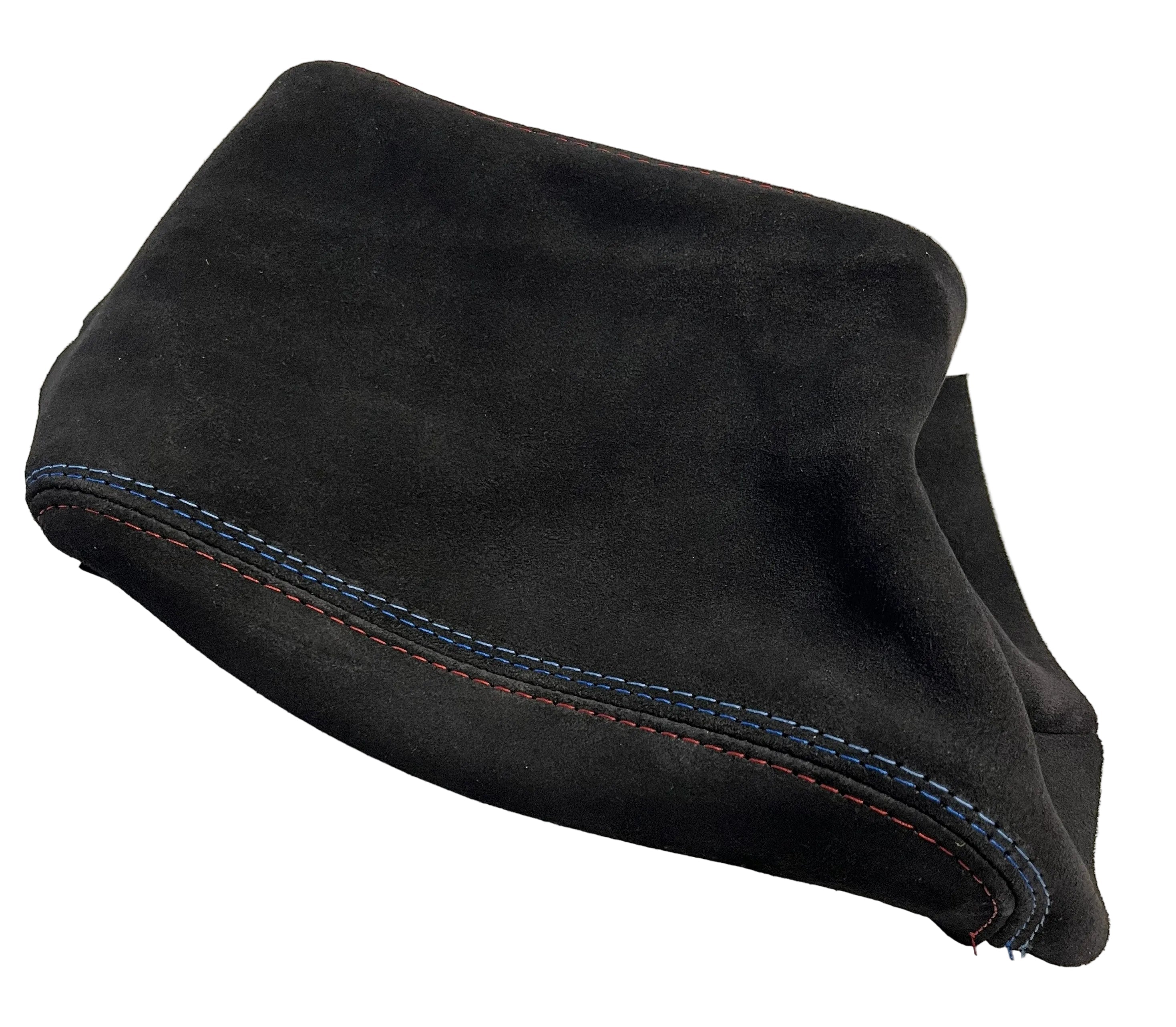 M/Stitching Leather Suede Console Armrest Cover For BMW E36 E46 1991-2005